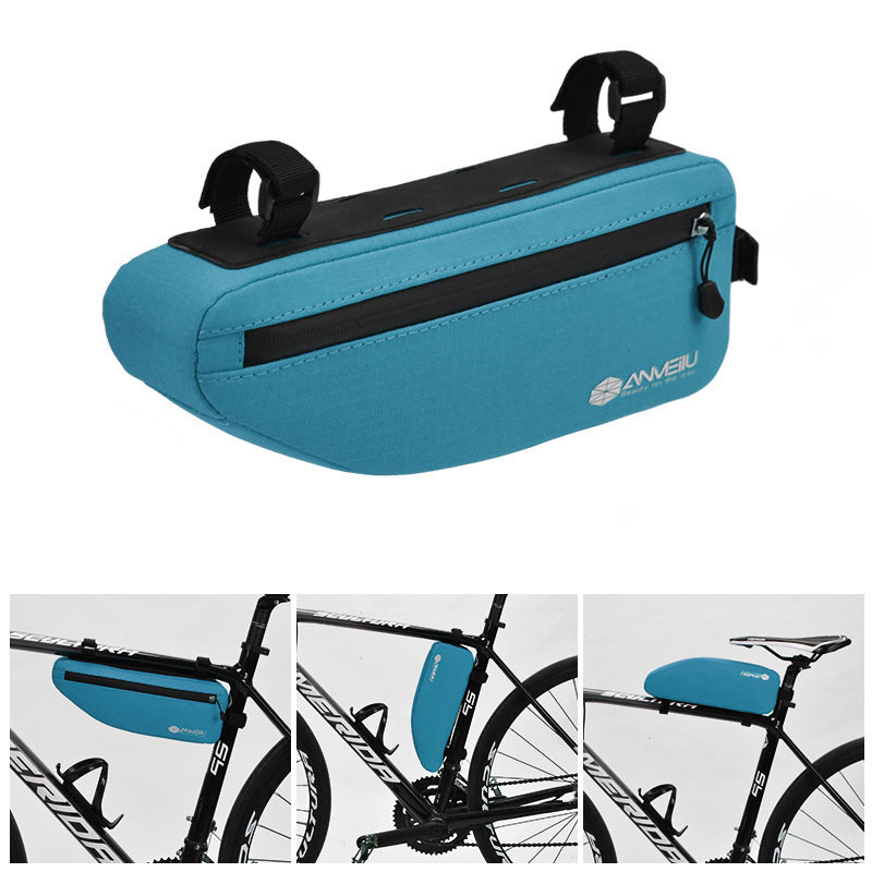 ANMEILU 7050 Bike Triangle Frame Bag Oxford Cloth Bicycle Top Tube Bag Cycling Pouch ANMEILU 7050 Bike Triangle Frame Bag Oxford Cloth Bicycle Top Tube Bag Cycling Pouch
